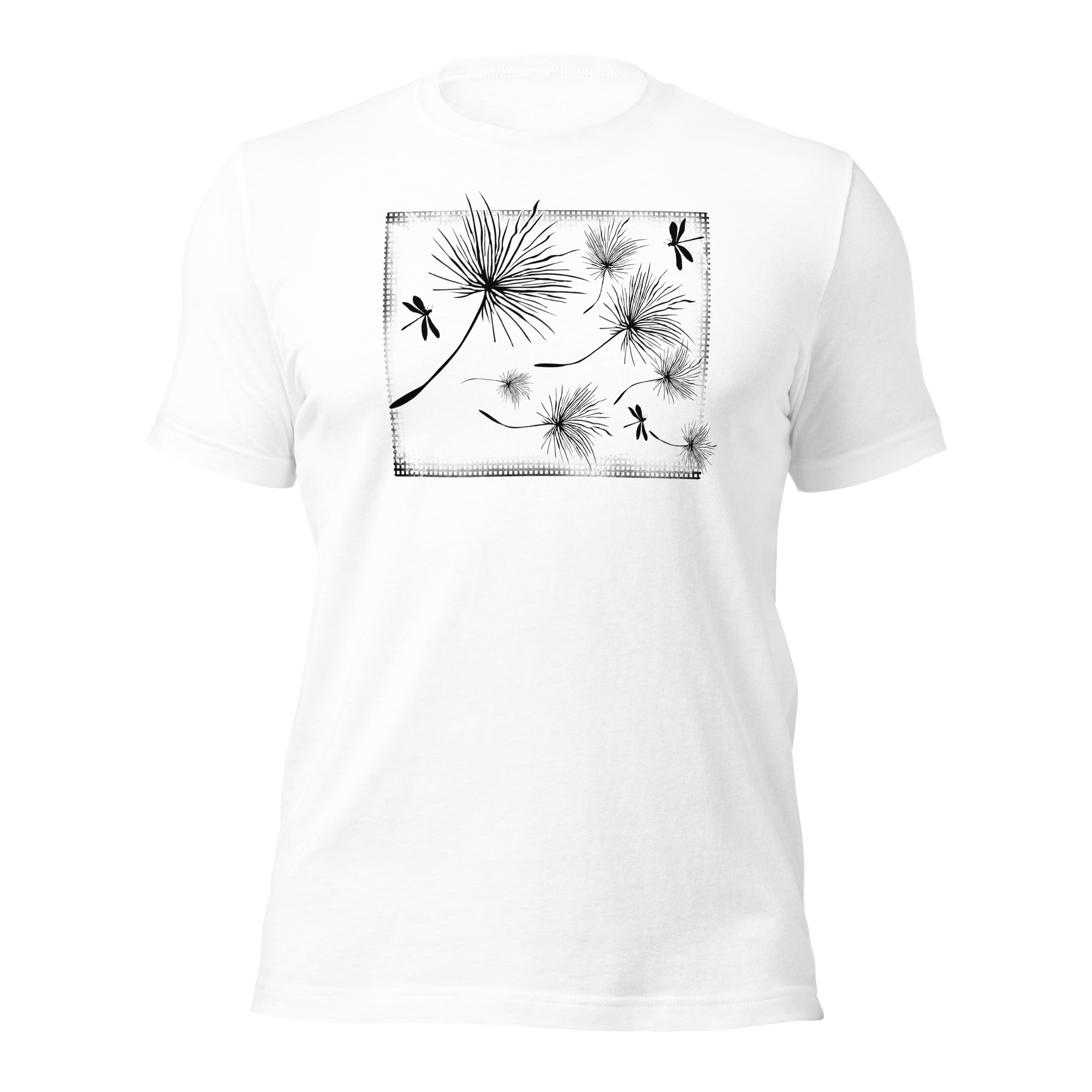 T-shirt with a dandelion